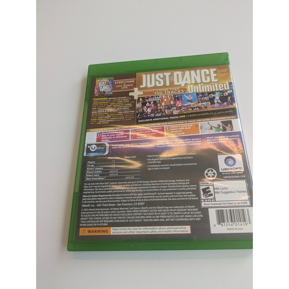 Just Dance 2016 Gold Edition Xbox One Ubisoft Music Dance Game with Unlimited - Picture 2 of 3